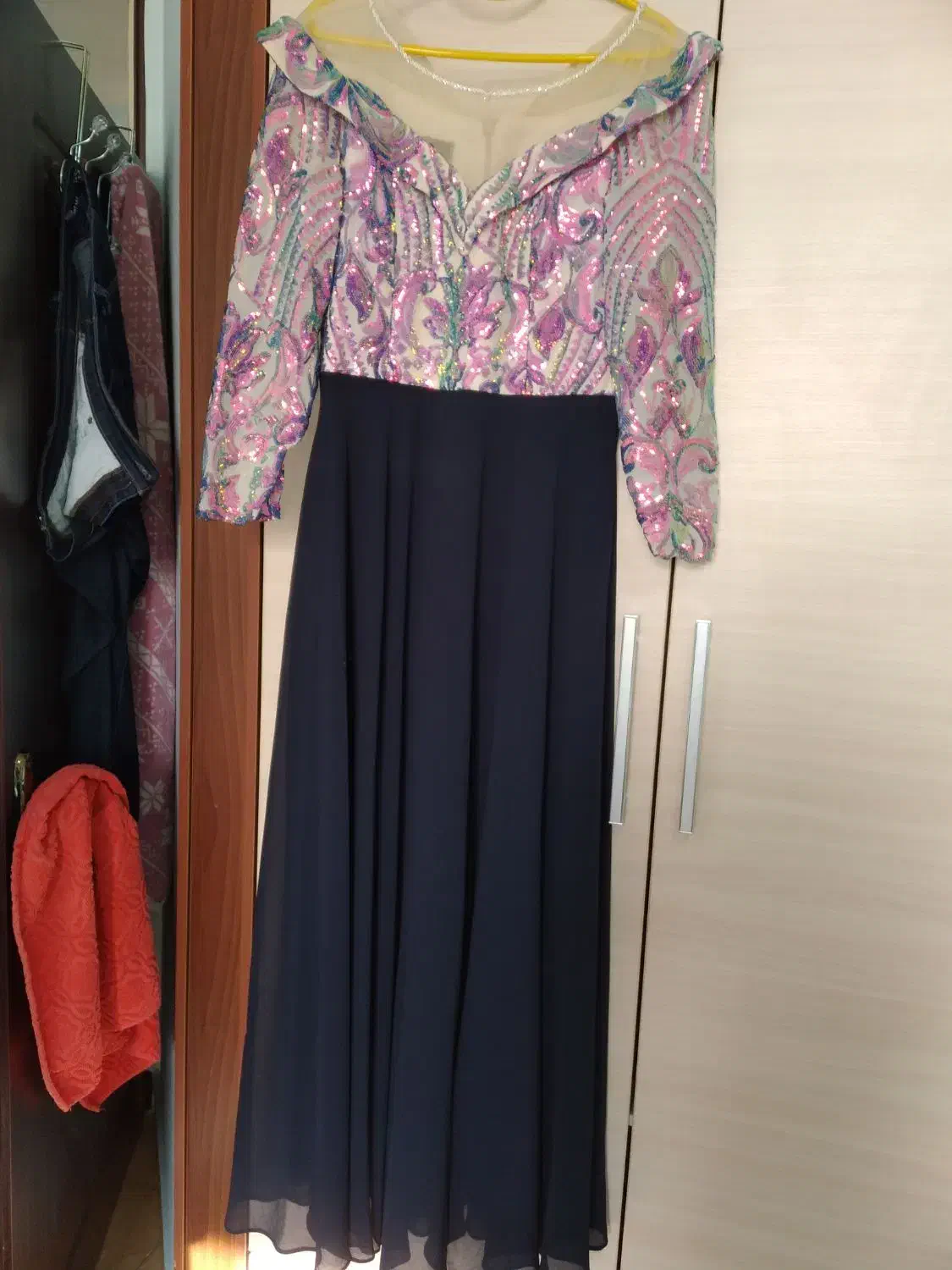 پیراهن مجلسی سایز ۴۶ بسیار زیبا|لباس|ارومیه, |دیوار