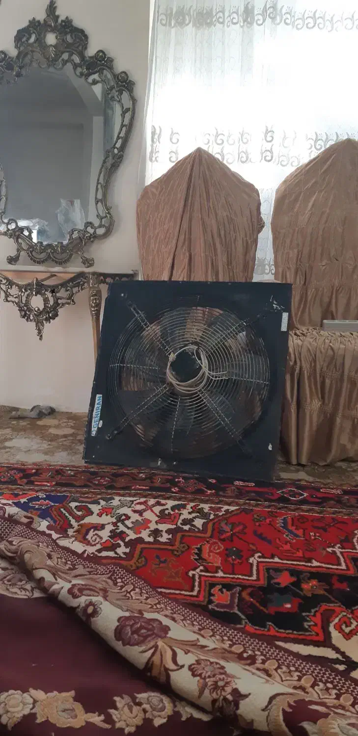 هواکش ۷۵ در۷۵|پنکه و تصفیه‌کنندهٔ هوا|تبریز, |دیوار