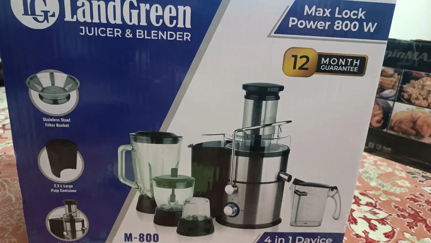 ۴کاره تمام استیل برند گریلند|آبمیوهگیر و آبمرکباتگیر|کرج, شهرک فرهنگیان|دیوار