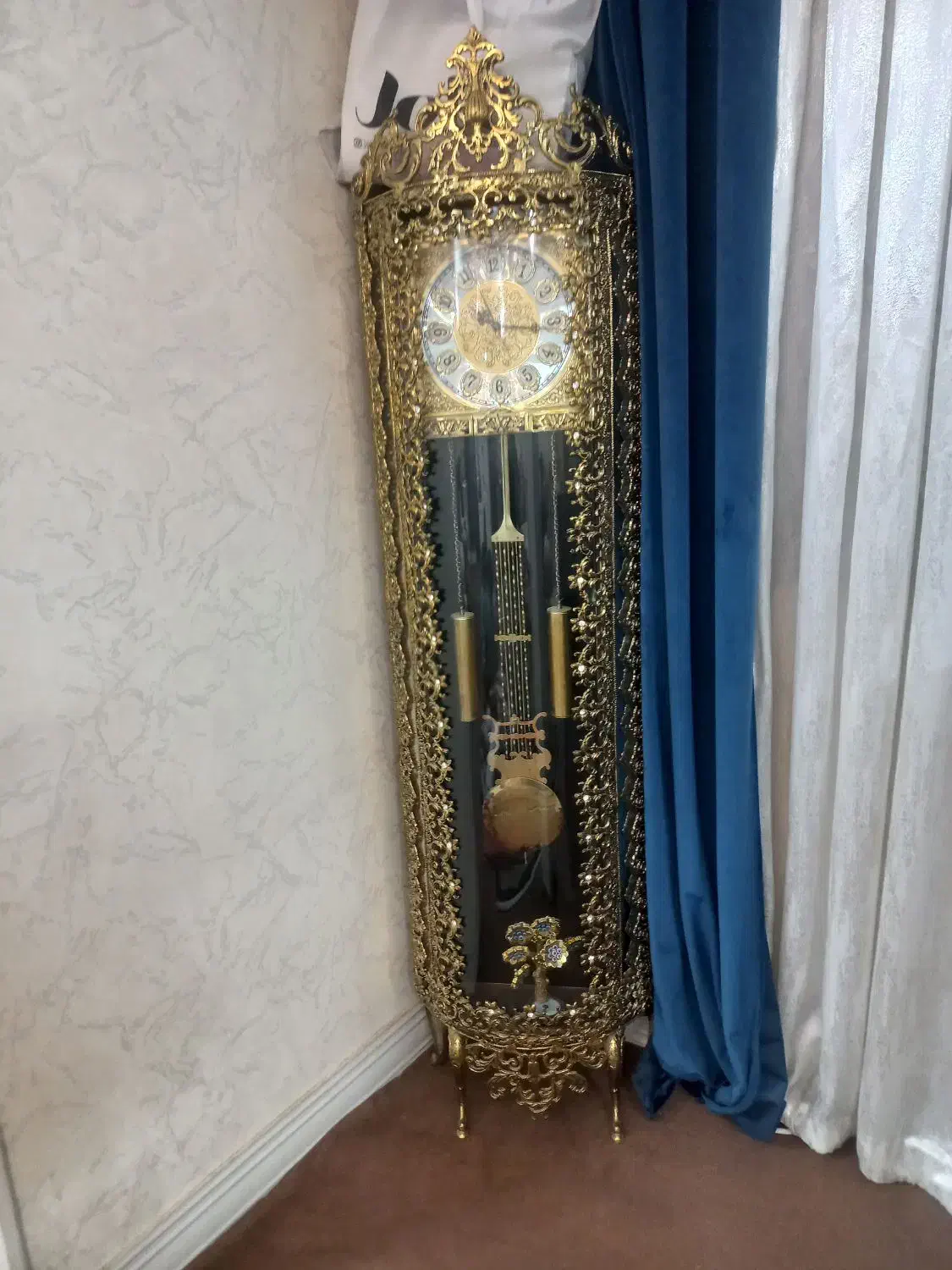 ساعت قدی برنجی|ساعت دیواری و تزئینی|تهران, شکوفه (عبدل آباد)|دیوار