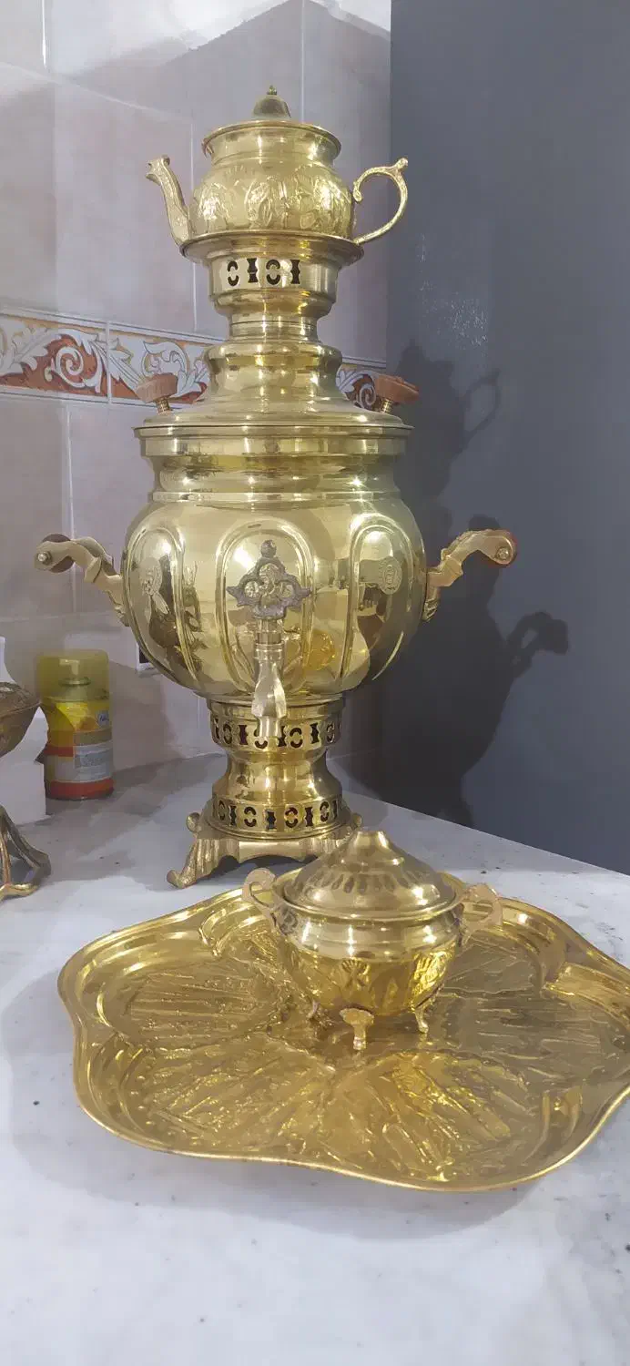 سماور تزئینی|صنایع دستی و سایر لوازم تزئینی|خوی, |دیوار