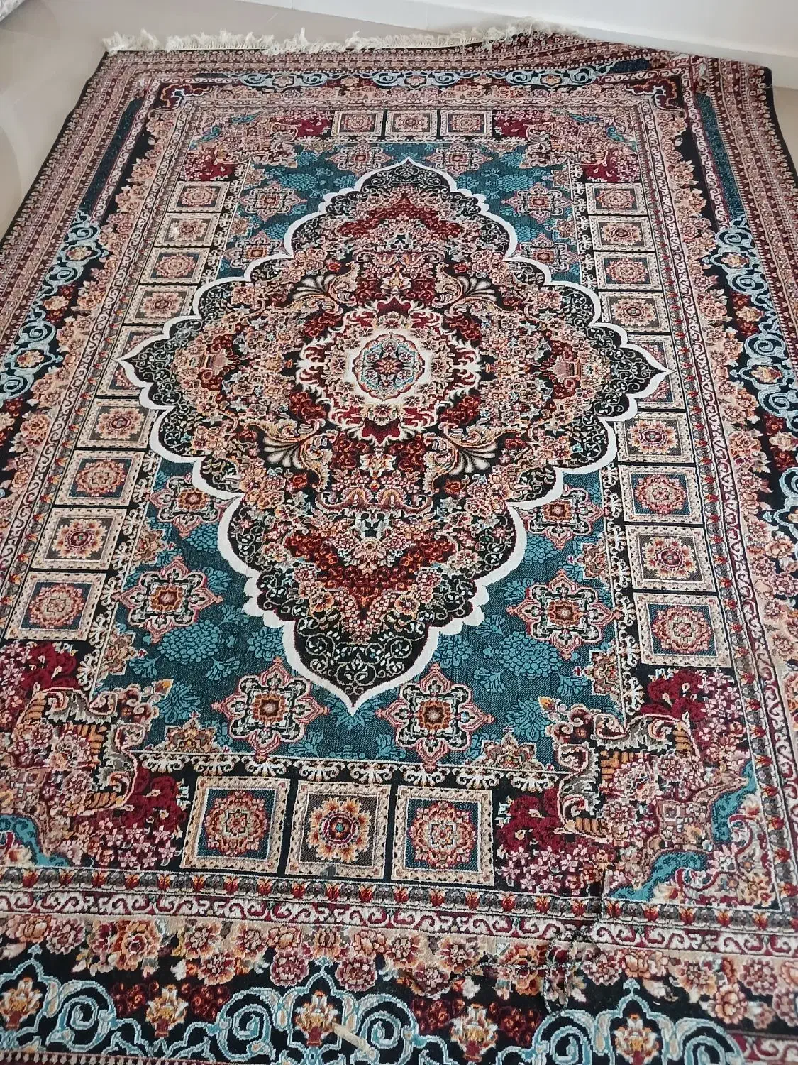 فرش ۹ متری|فرش|دزفول, |دیوار