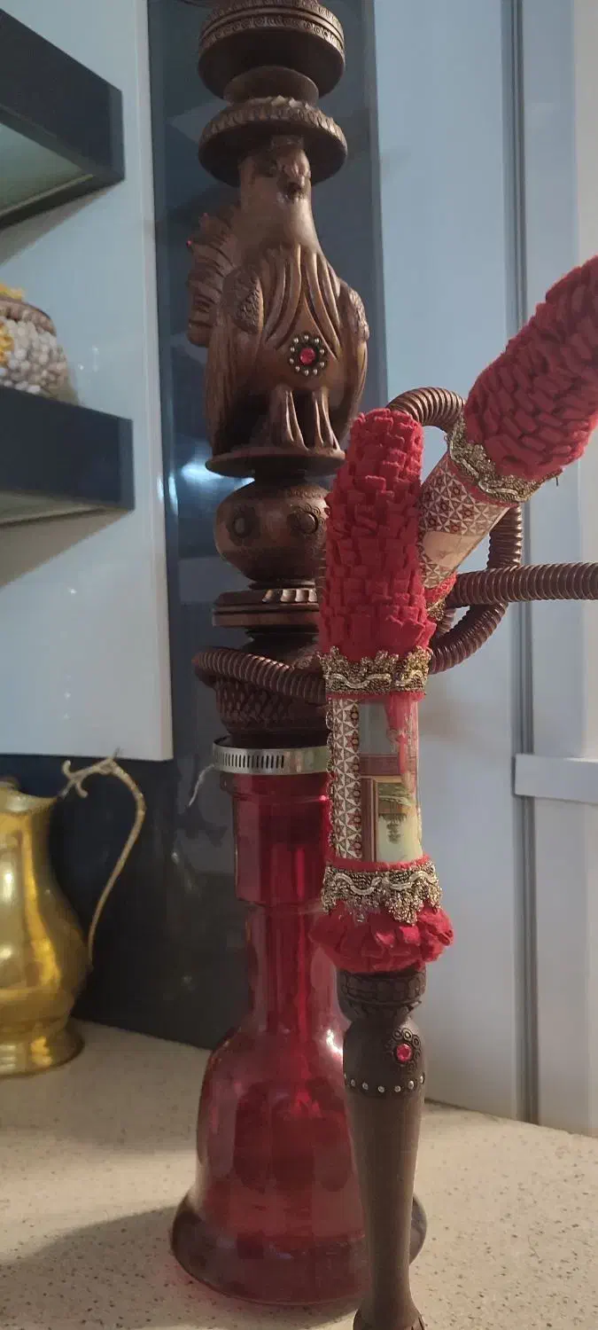 قلیان چوبی حاج اوغلی|کلکسیون و سرگرمی|تهران, خزانه|دیوار