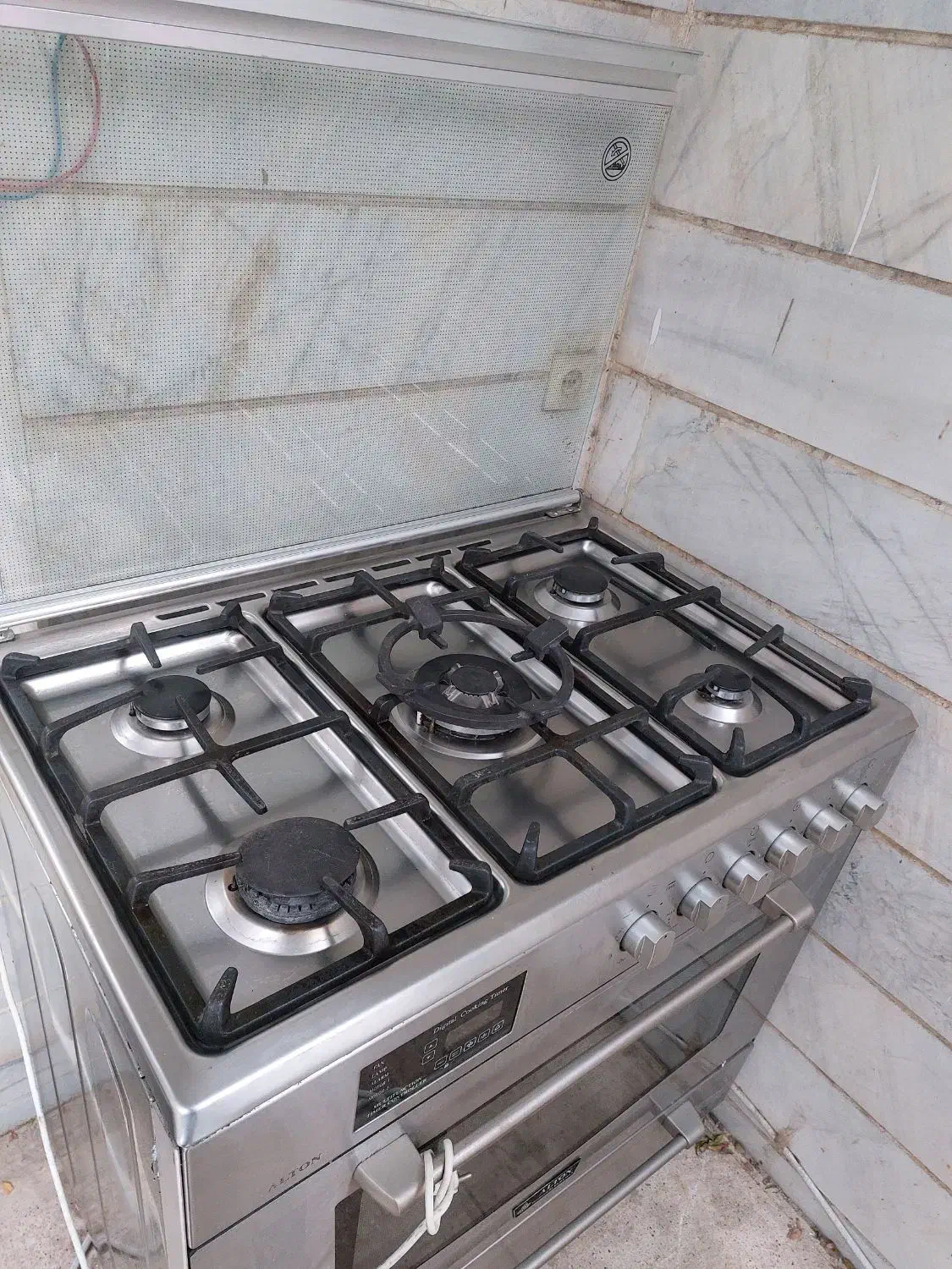 اجاق گاز  فر دار تمام استیل آلتون|اجاق گاز و لوازم برقی پخت‌وپز|پاکدشت, پاکدشت (مامازند)|دیوار