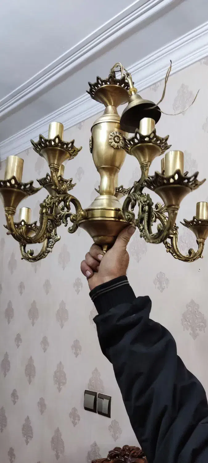 لوستر خانگی|لوستر و چراغ آویز|تبریز, |دیوار