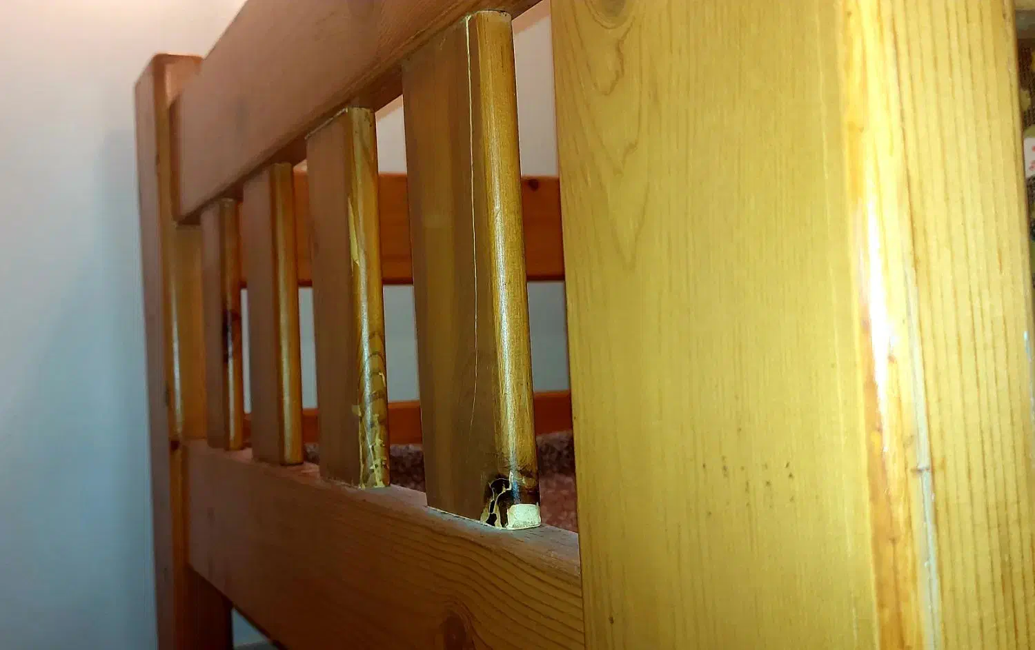 تخت دوطبقه چوب روسی در بابلسر|تخت و سرویس خواب|تهران, قبا|دیوار