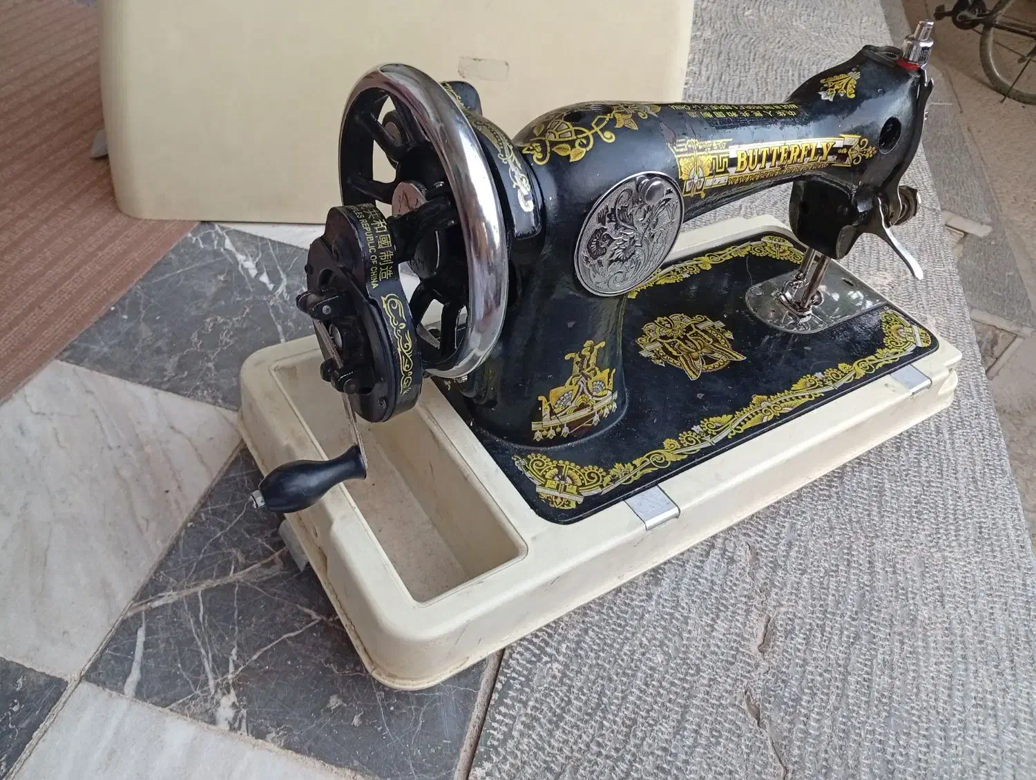 چرخ خیاطی دستی مدل پروانه|چرخ خیاطی و ریسندگی|اصفهان, لیمجیر|دیوار