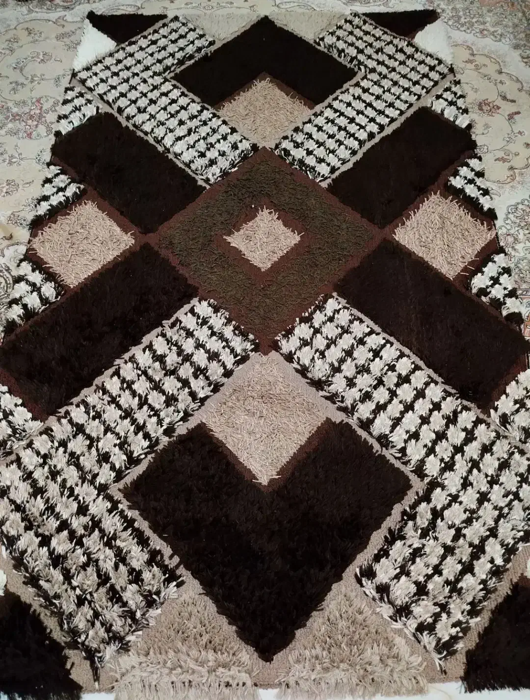 دو عدد فرش فانتزی و گلیم 4 متری|فرش|فردیس, فردیس|دیوار