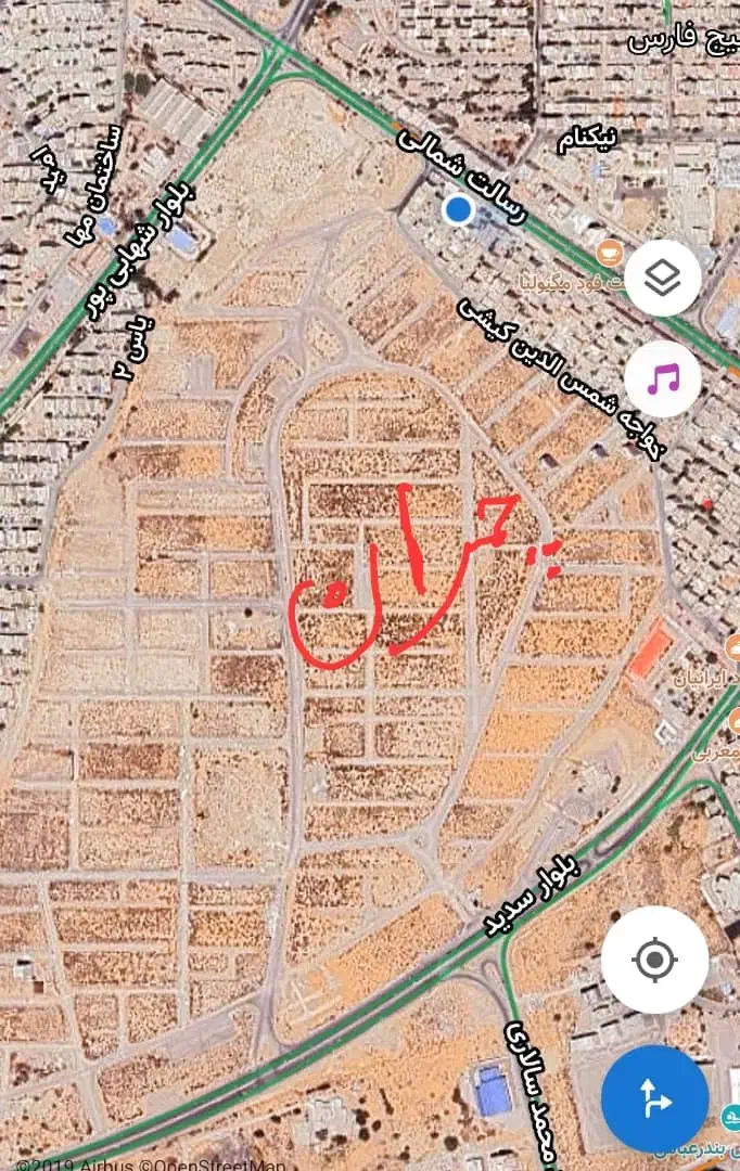 فروش زمین چمران 300 متر  ویو پارک  فرصت خرید|فروش زمین و ملک کلنگی|بندرعباس, |دیوار