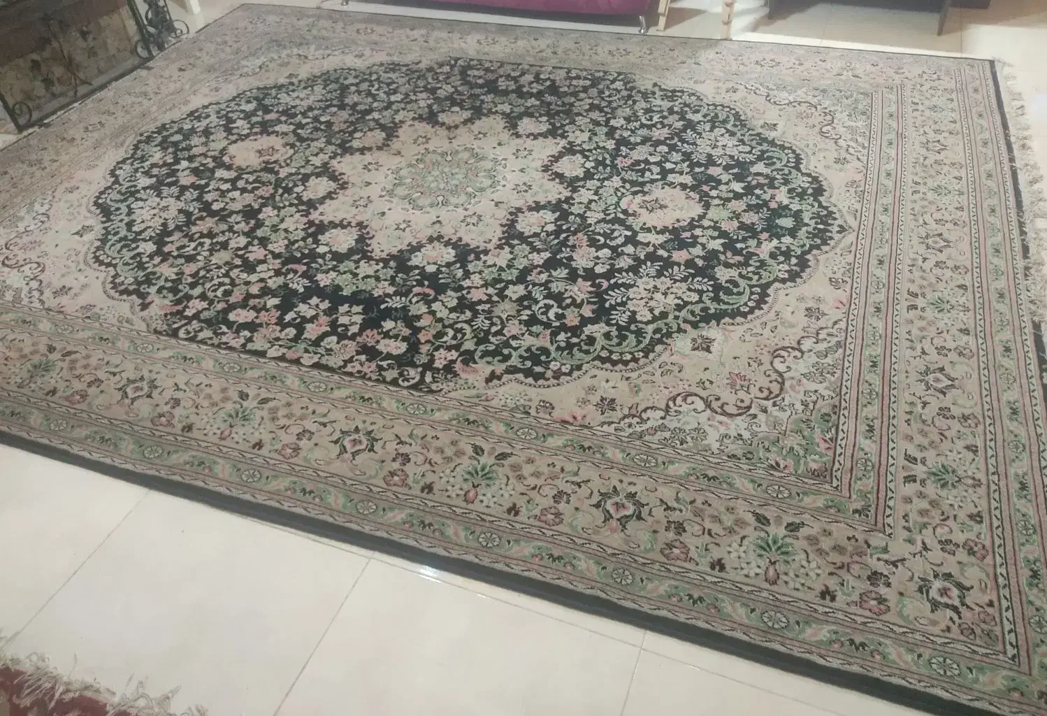 فرش ۱۲ متری ماشینی سالم|فرش|سلمان‌شهر, |دیوار