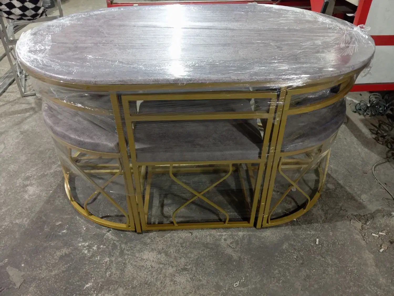 میز ناهارخوری فلزی|میز و صندلی غذاخوری|تهران, شهرک ولیعصر جنوبی|دیوار