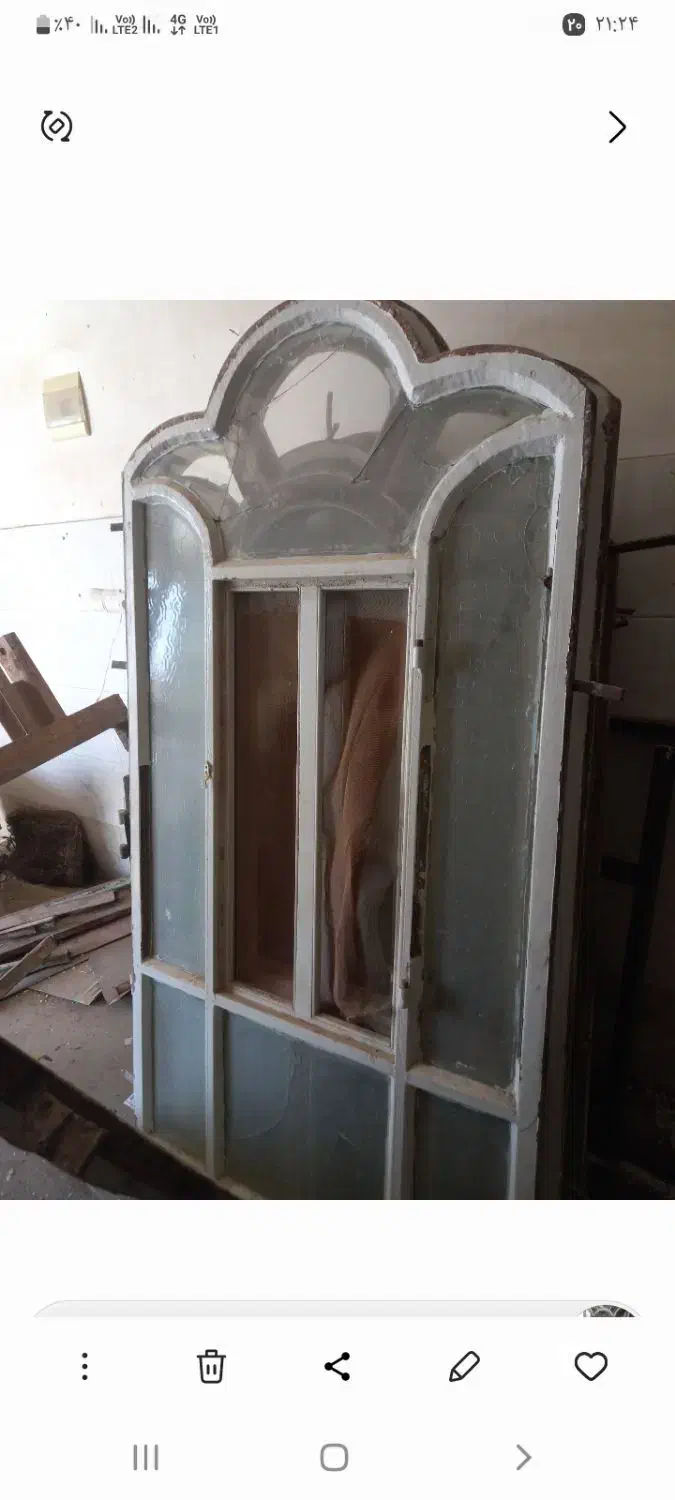 پنجره دسته دوم باشیشه|مصالح و تجهیزات ساختمان|زابل, |دیوار