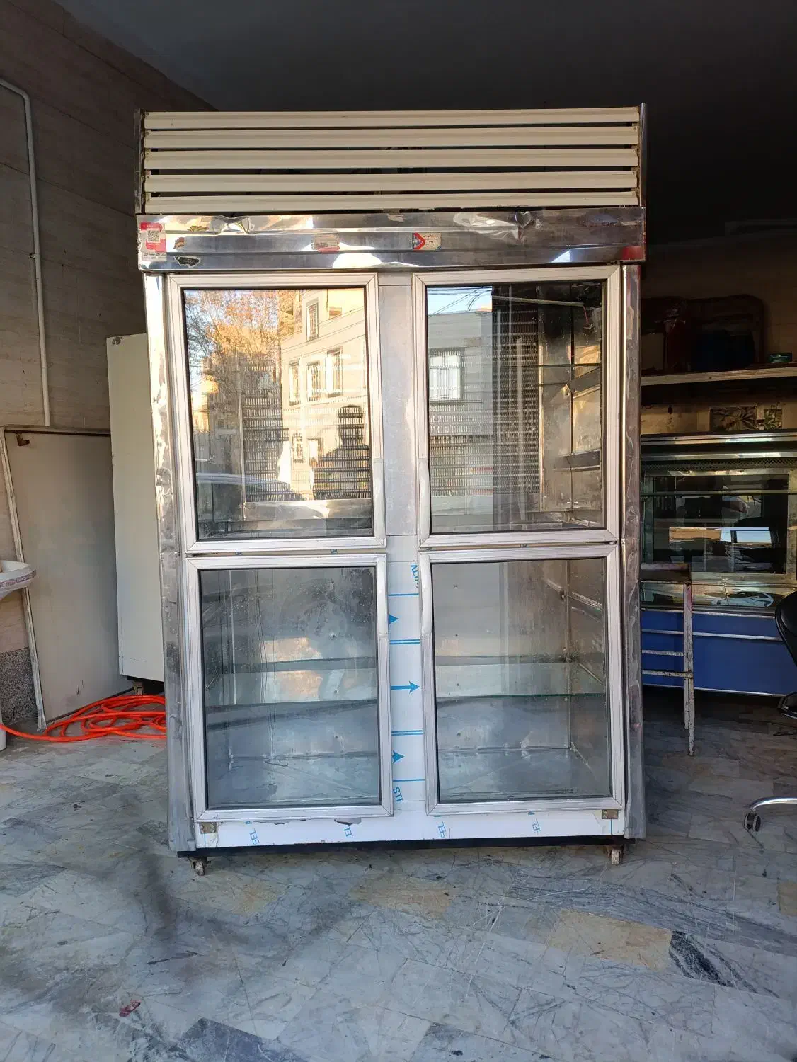 یخچال تمام استیل موتور آلمان در ماهدشت|یخچال و فریزر|کرج, شهرک نهال و بذر|دیوار