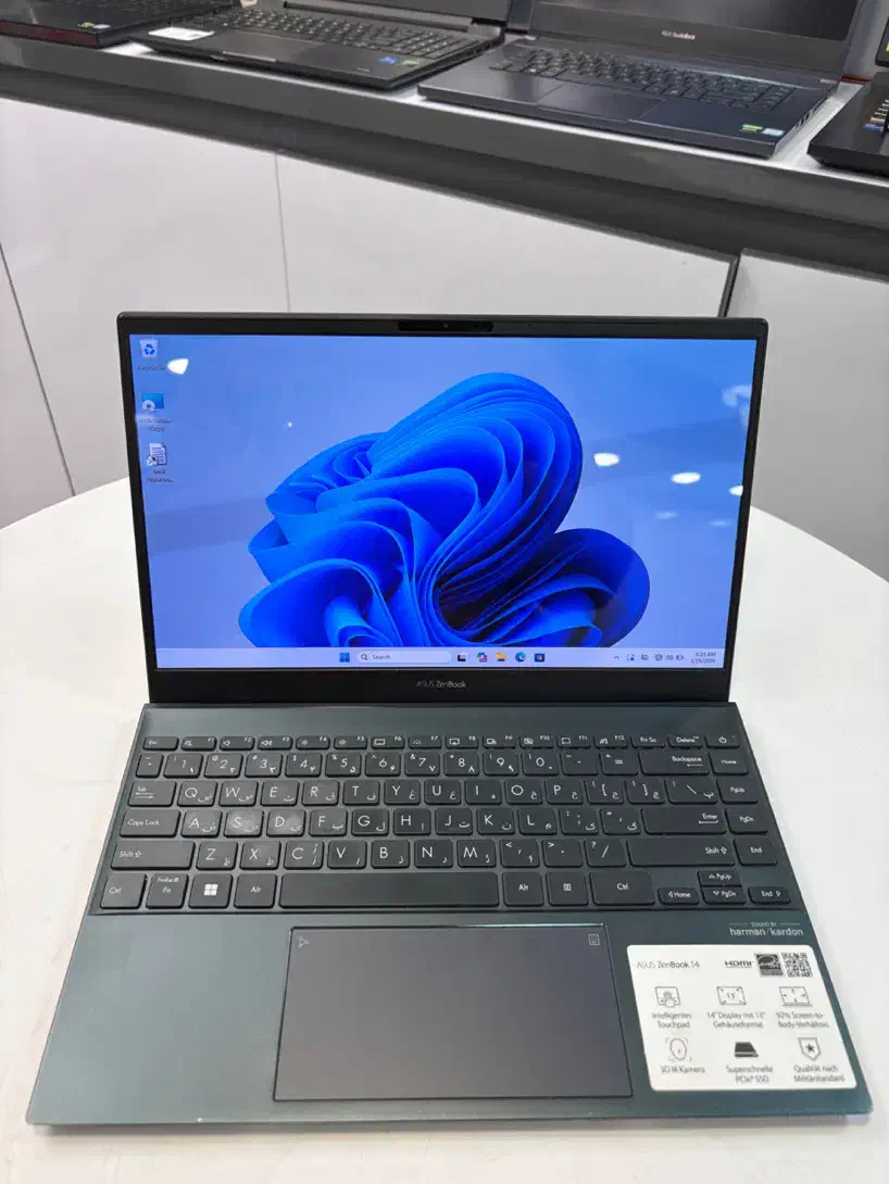 لپتاپAsus Znbook/صفحه نمایشOled/رم۱۶/نسل۱۱|رایانه همراه|تهران, میدان ولیعصر|دیوار