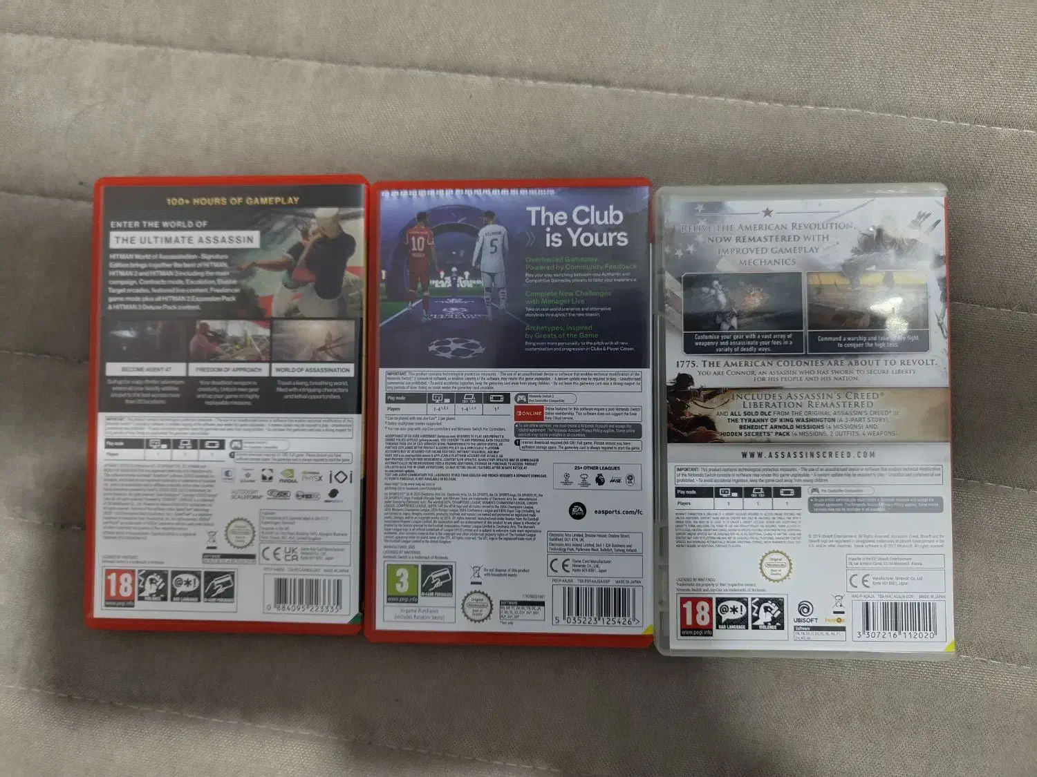 نینتندو سوئیچ ۲ و ۱ بازی Game nintendo fc26/hitman|کنسول، بازی ویدئویی و آنلاین|تهران, شهرک صدرا|دیوار