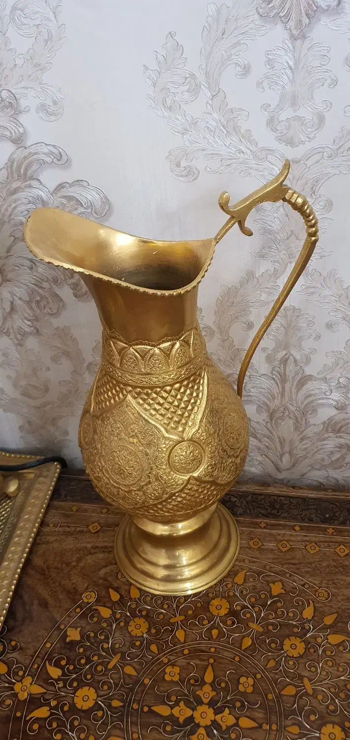 مجموعه سماور، پارچ سنتی، سینی، کاسه و بشقاب|سماور، چایساز، قهوهساز|تهران, جنتآباد مرکزی|دیوار