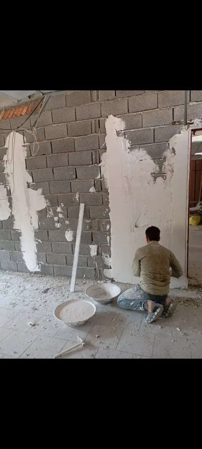 گچ کاری گچکار گچ گچکاری.کاشیکاری.کاشی کاری|خدمات پیشه و مهارت|تهران, اسکندری|دیوار