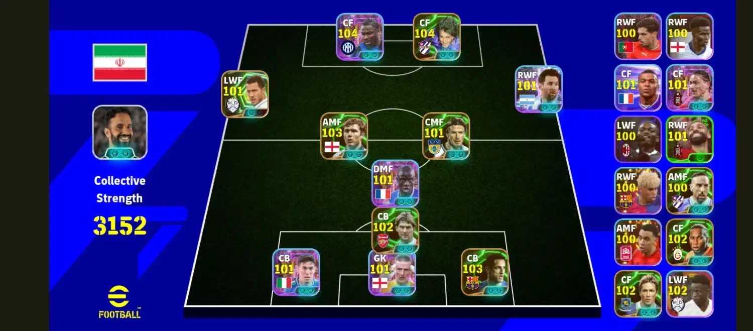 اکانت Efootball|کنسول، بازی ویدئویی و آنلاین|لردگان, |دیوار