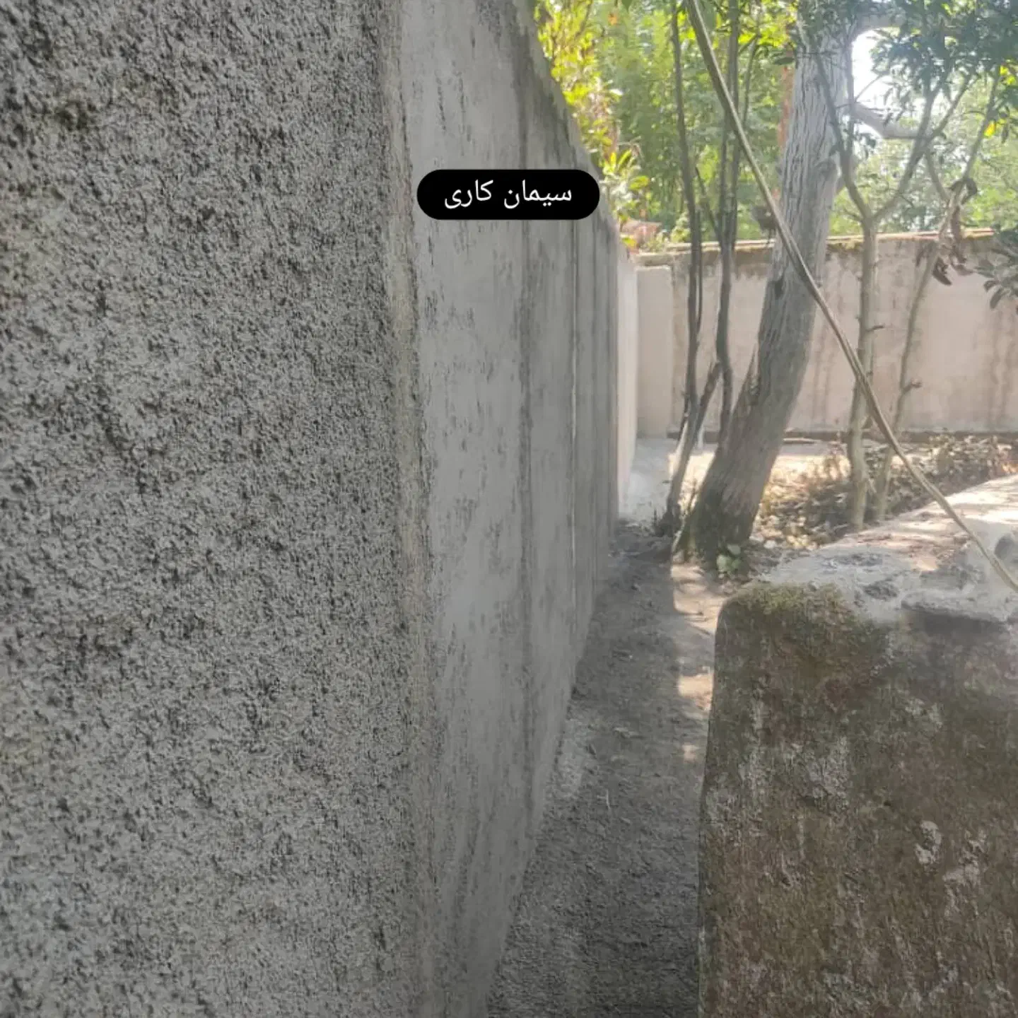 سیمانگارو پودرخاک سنگ و دیوار چین و گچ کاری|خدمات پیشه و مهارت|صومعهسرا, |دیوار