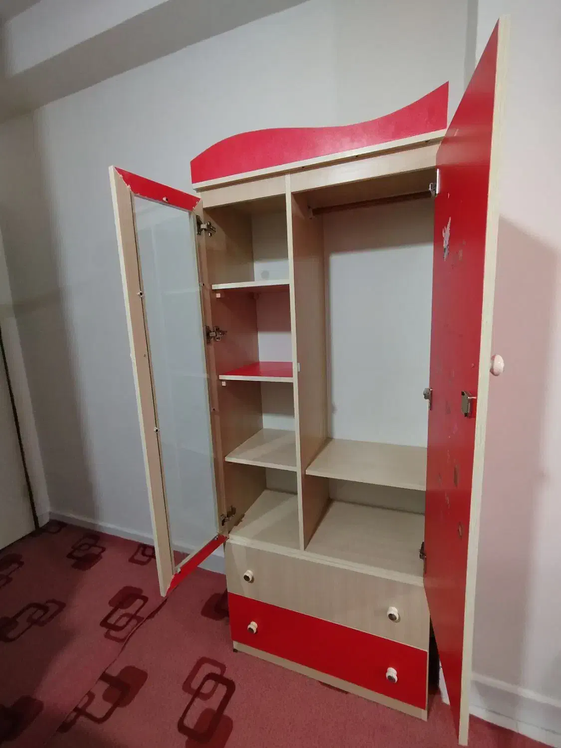 کمد بچه دودرmdf|اسباب و اثاث بچه|زنجان, |دیوار