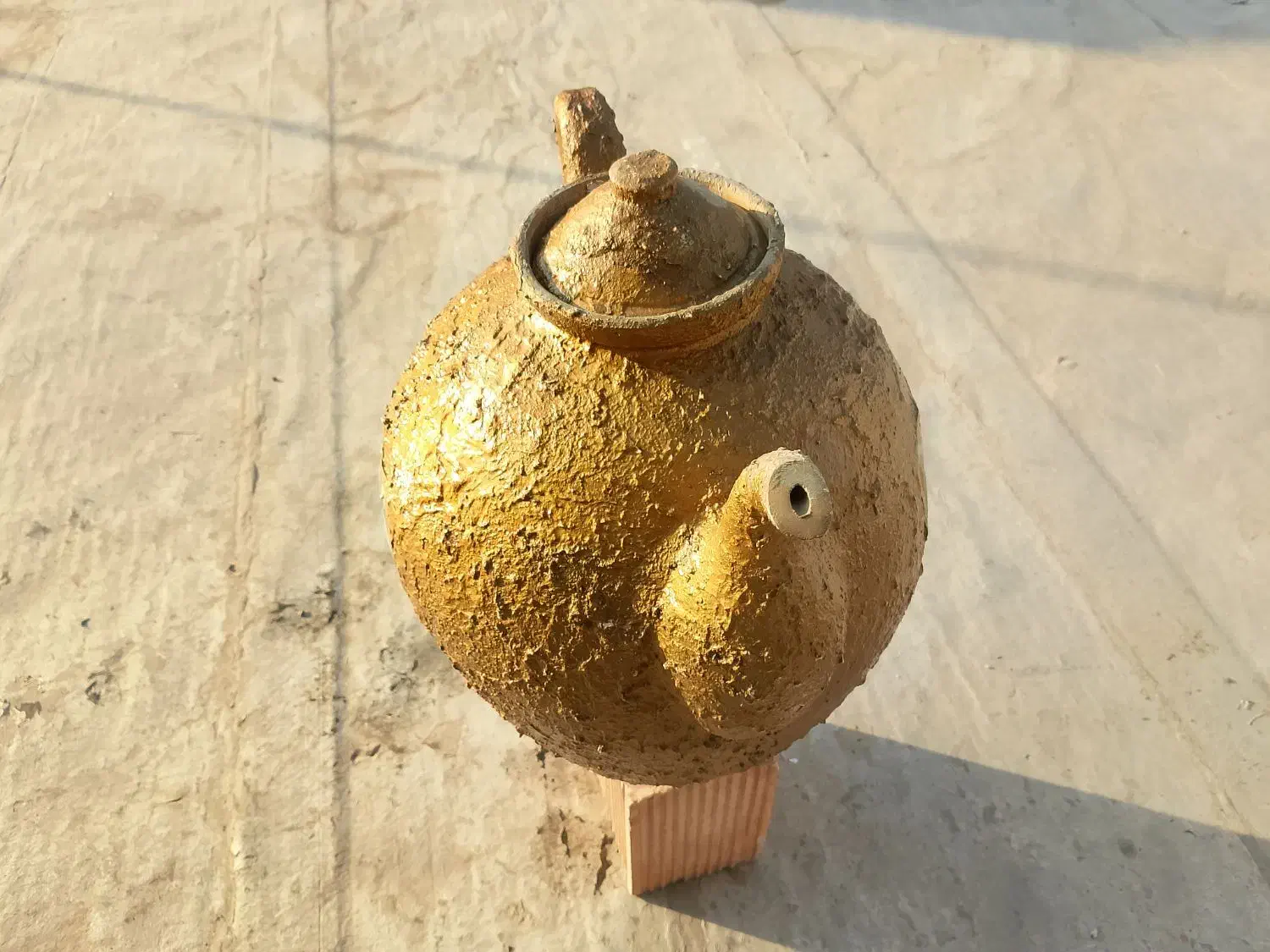 قوری سفالی|صنایع دستی و سایر لوازم تزئینی|برخوار, |دیوار