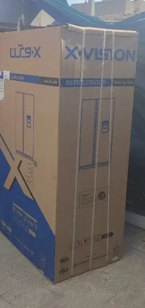 یخچال فریزر ساید بای ساید ایکس ویژن ۲۸ فوت اکبند|یخچال و فریزر|آبادان, |دیوار