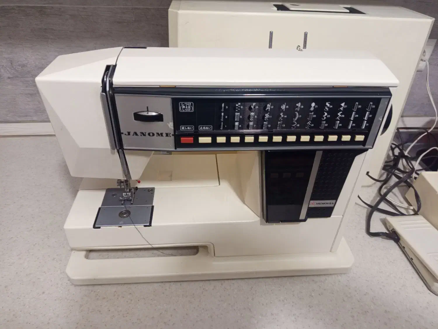 چرخ خیاطی ژانومه5002اصل ژاپن تمام فلز کامپیوتری|چرخ خیاطی و ریسندگی|نقده, |دیوار