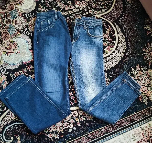 دو عدد شلوار لی نو|لباس|شهرکرد, |دیوار