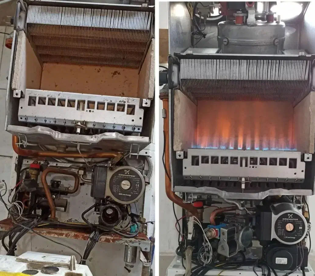 نصب ، تعمیر و سرویس انواع پکیج های ایرانی و خارجی|خدمات پیشه و مهارت|رشت, کوی بیانی|دیوار