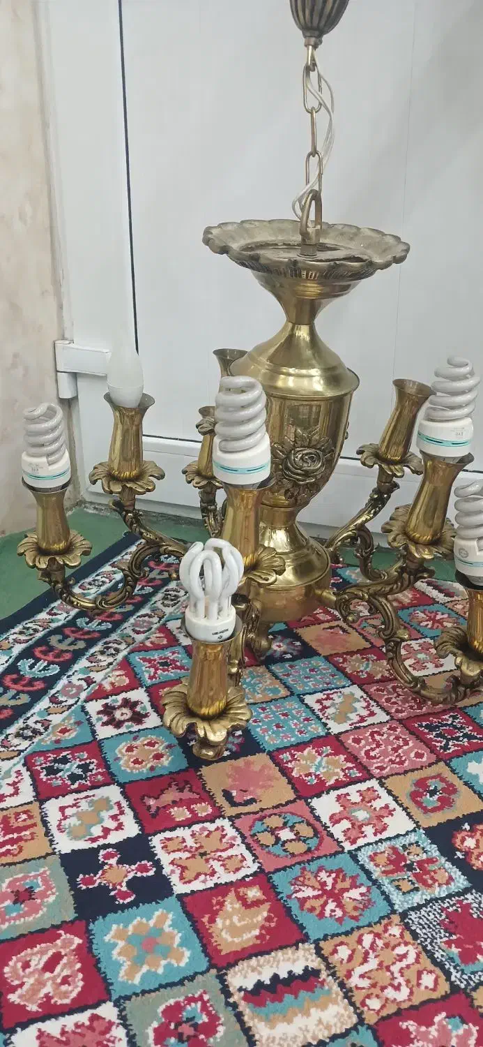 لوستر برنز|لوستر و چراغ آویز|سنندج, |دیوار