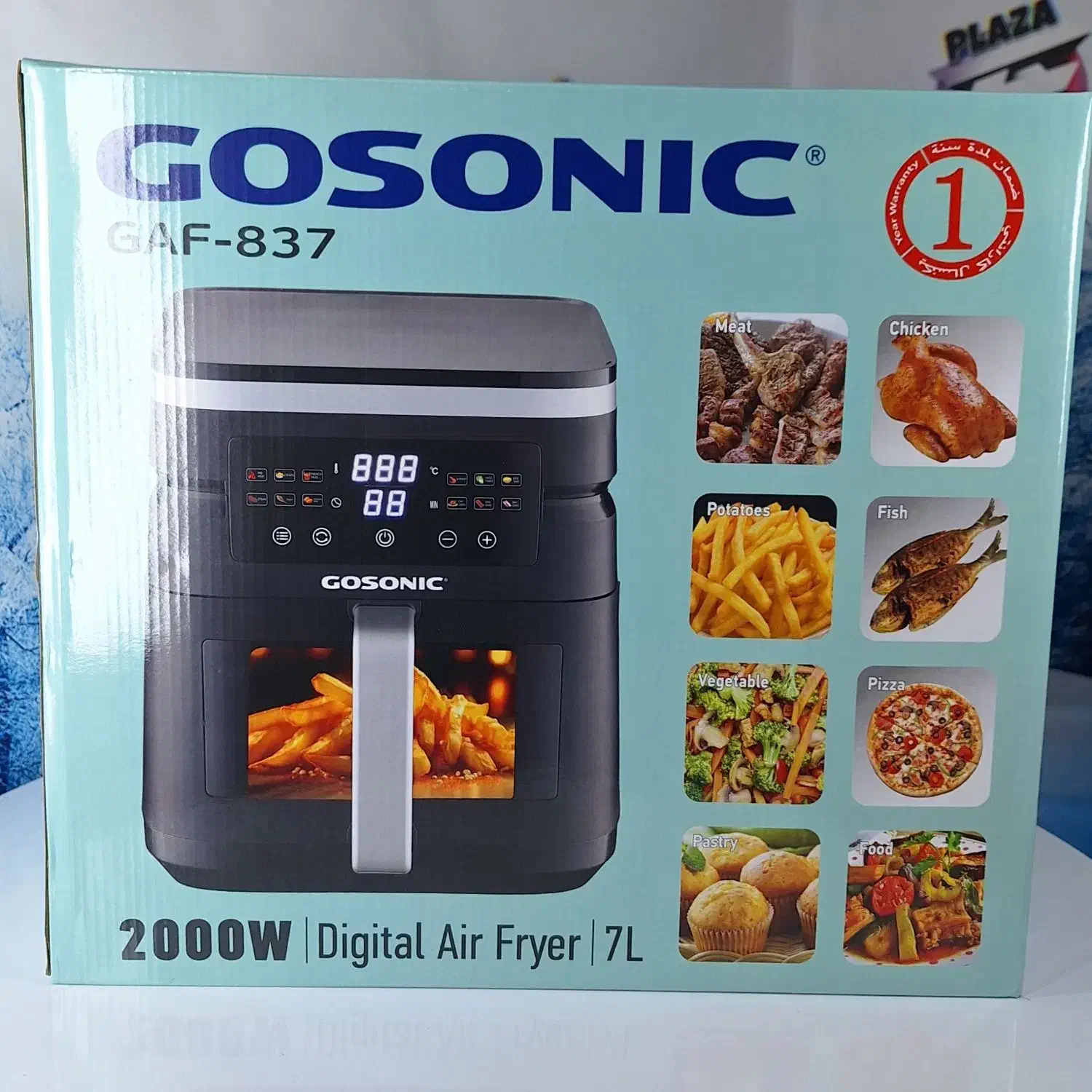 سرخکن گوسونیک 847 هفت لیتری 12 ماه گارانتی|اجاق گاز و لوازم برقی پختوپز|ساری, |دیوار