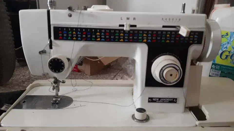 چرخ خیاطی و گلدوزی ژانومه 6600 اصل ژاپن ، در حد نو|چرخ خیاطی و ریسندگی|تربتحیدریه, شهید قرنی|دیوار