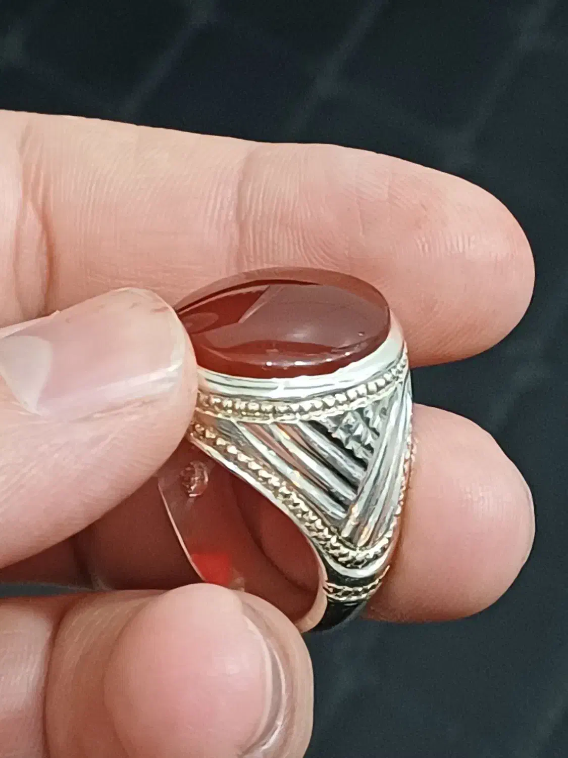 انگشتر بسیار بسیار محشر یمنی خونی|کلکسیون اشیاء عتیقه|قدس, شهر‌قدس|دیوار