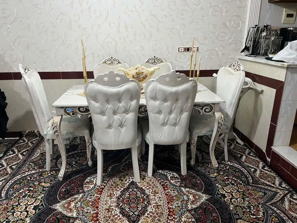 میز نهار خوری شش نفره کاملانو|میز و صندلی غذاخوری|سبزوار, گلشن|دیوار