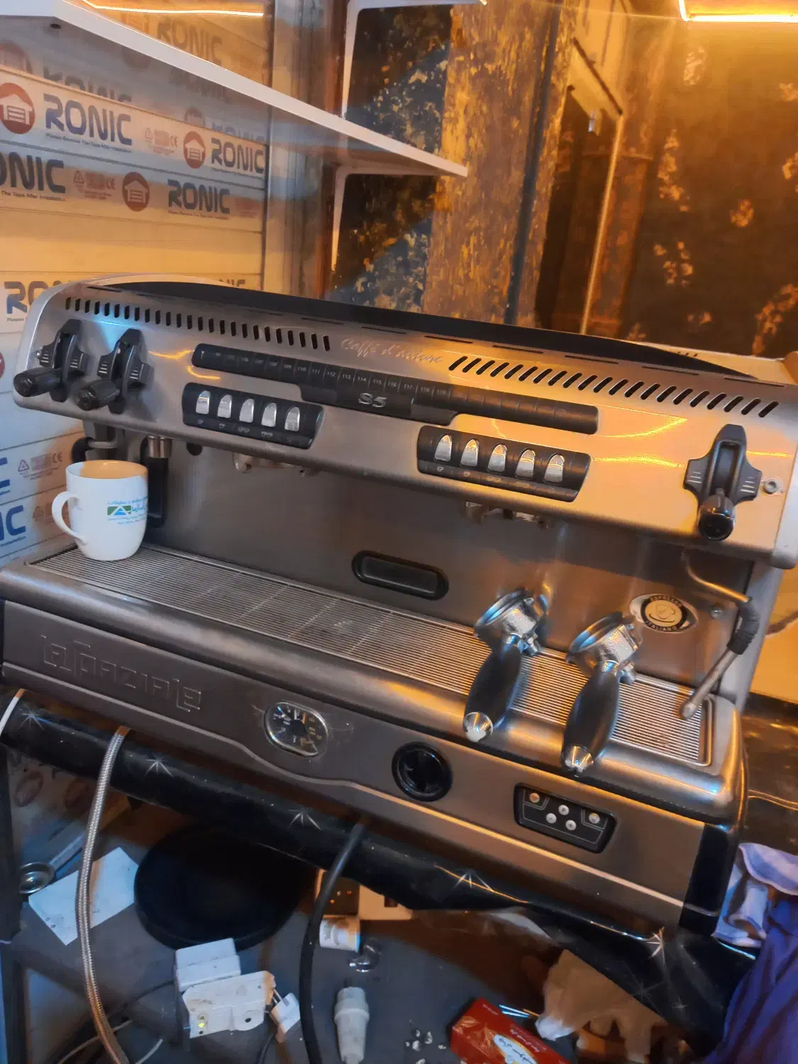 دستگاه اسپرسو ساز دوقولو درجه یک|سماور، چایساز، قهوهساز|دزفول, |دیوار