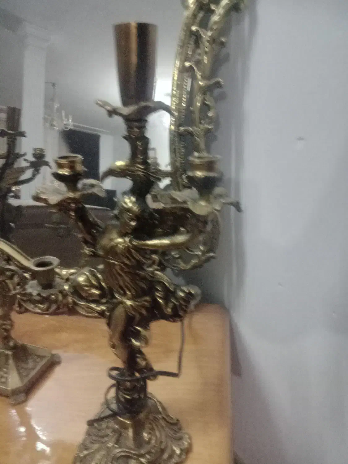 آینه و شمعدان|آینه|نهاوند, |دیوار