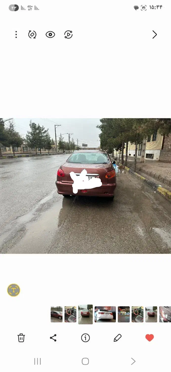 پژو 206 sd v8 فرانسوی tu5|خودرو سواری و وانت|کرمان, |دیوار