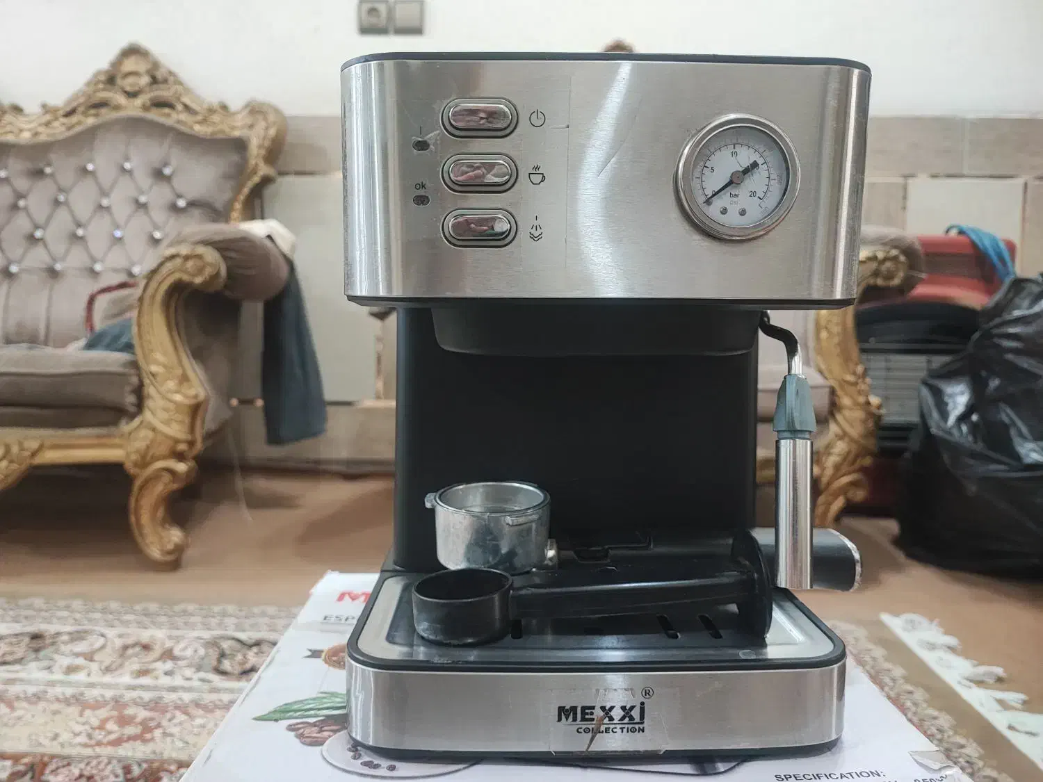 دستگاه اسپرسو ساز مکسی مانومتردار15بار|سماور، چای‌ساز، قهوه‌ساز|شوشتر, |دیوار