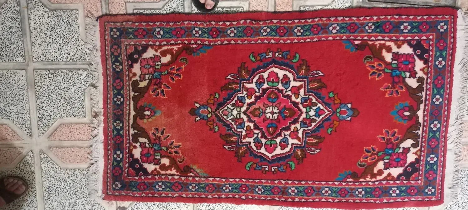 ۲عدد قالیچه دست باف|فرش|گلپایگان, |دیوار