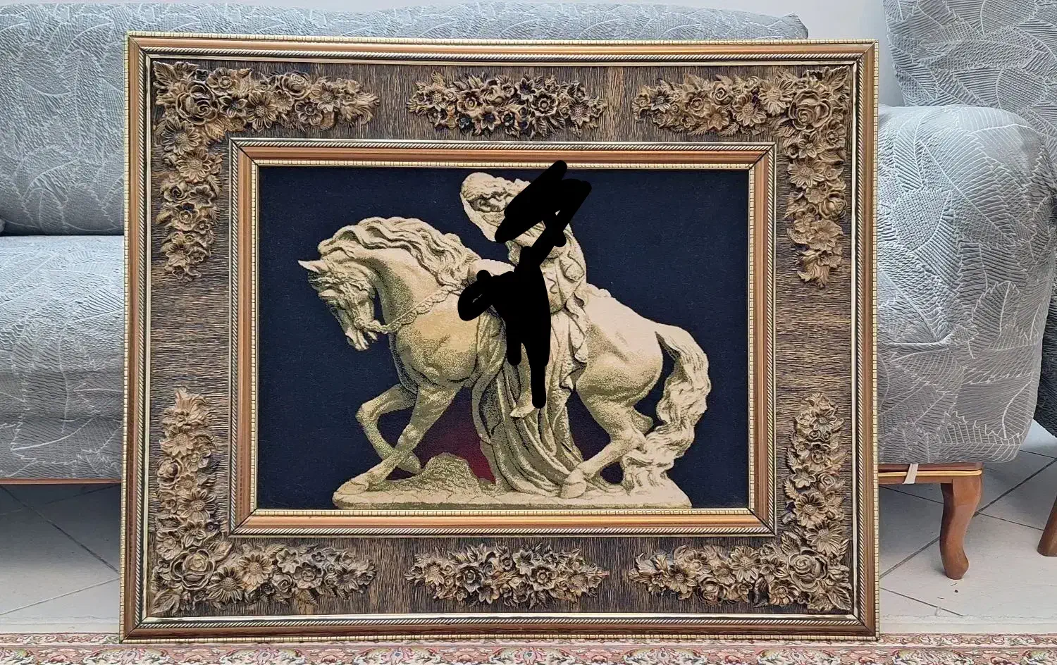 تابلو فرش خانم مالیاتی|تابلو فرش|تهران, شاهین|دیوار