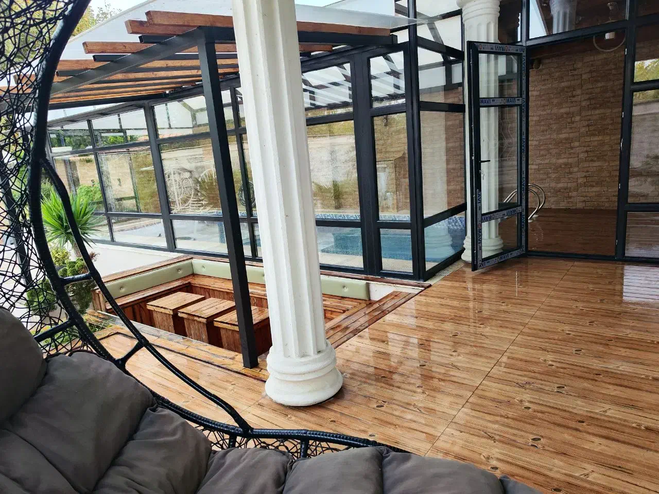 خرید ویلا استخردار جکوزی دار۹۰ متری ۲ خوابه|فروش خانه و ویلا|رشت, گلسار|دیوار