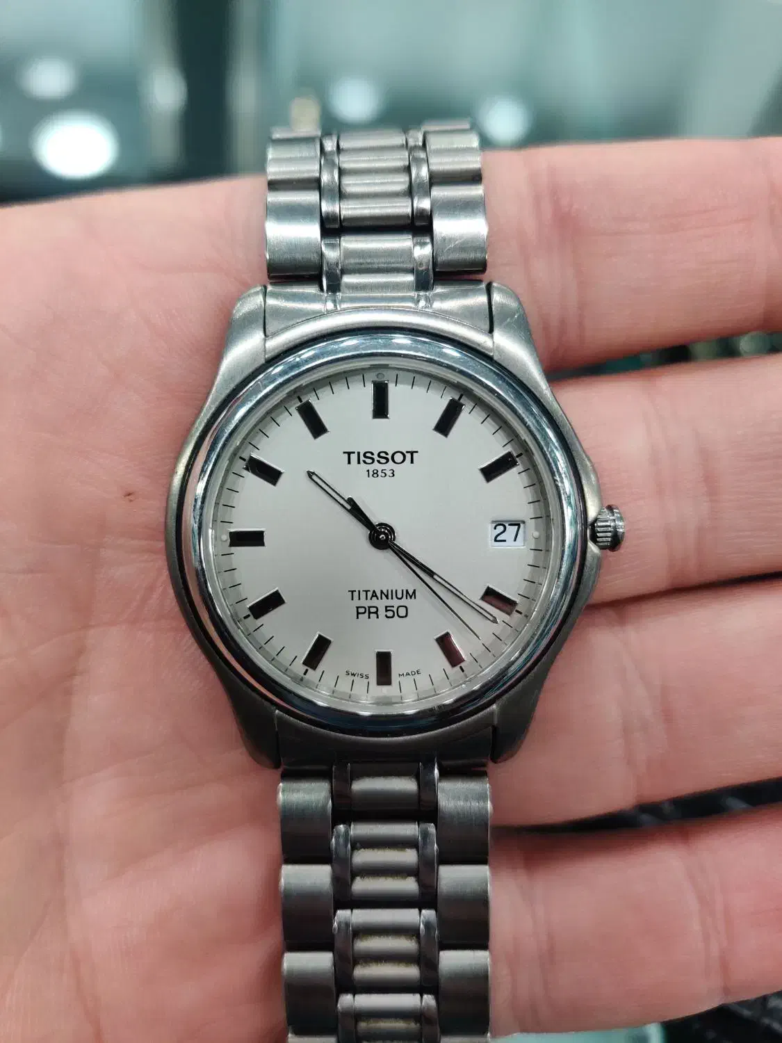 ساعت تیسوت اصل TISSOT بند تیتانیوم|ساعت|سنندج, |دیوار