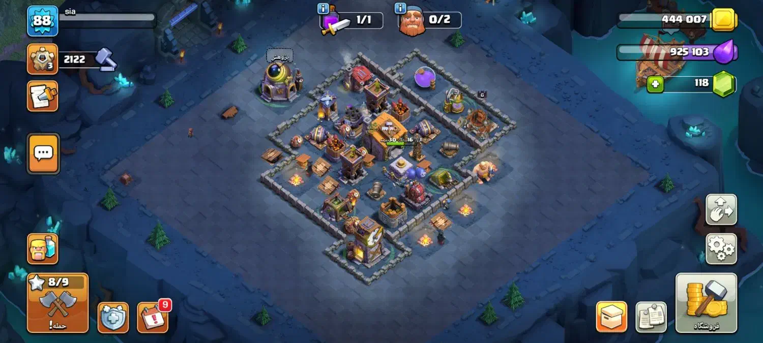 اکانت کلش آف کلنز فروشی|کنسول، بازی ویدئویی و آنلاین|پرند, فاز ۶|دیوار