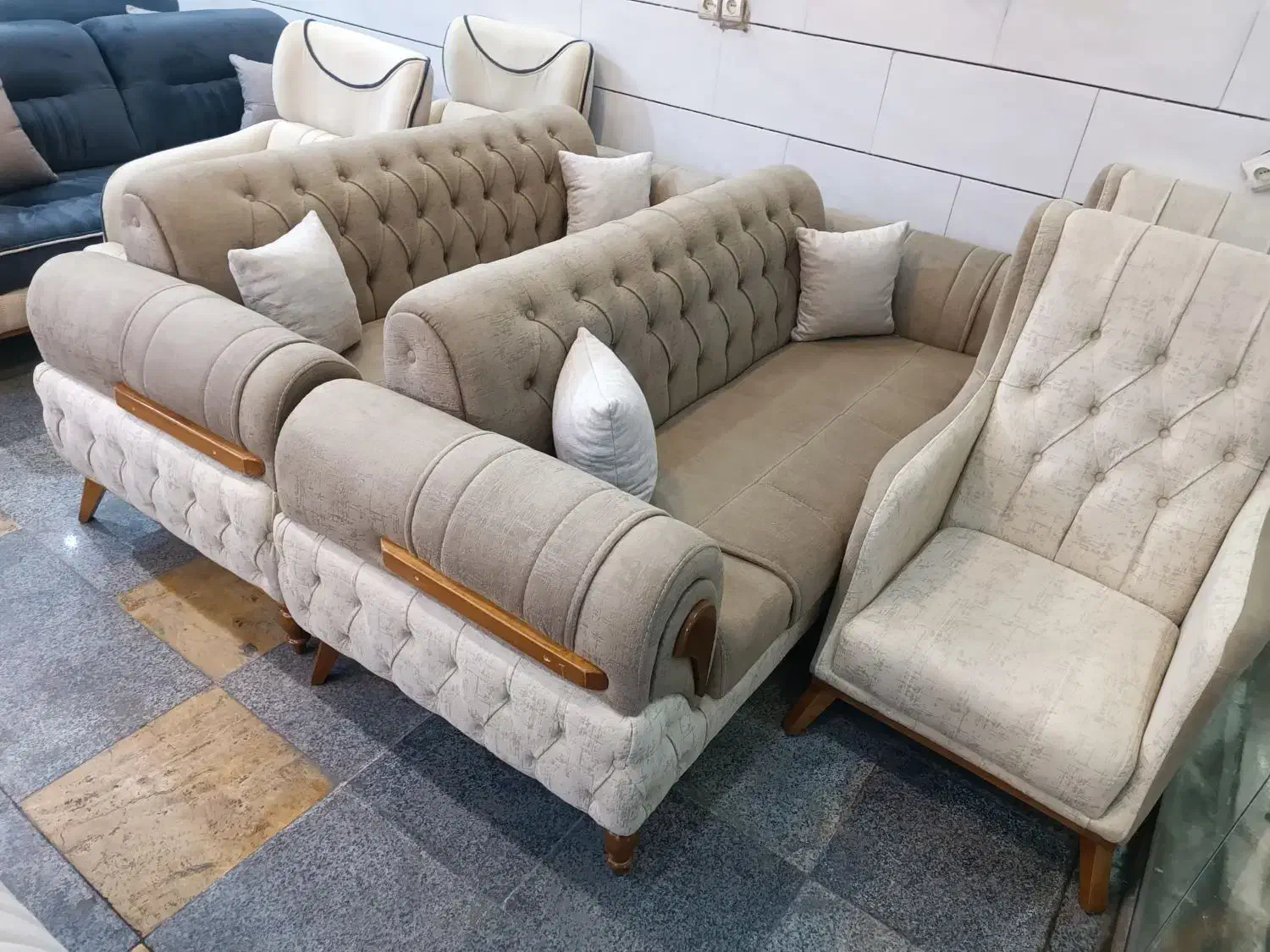 مبل هشت نفره|مبلمان خانگی و میز عسلی|شادگان, |دیوار