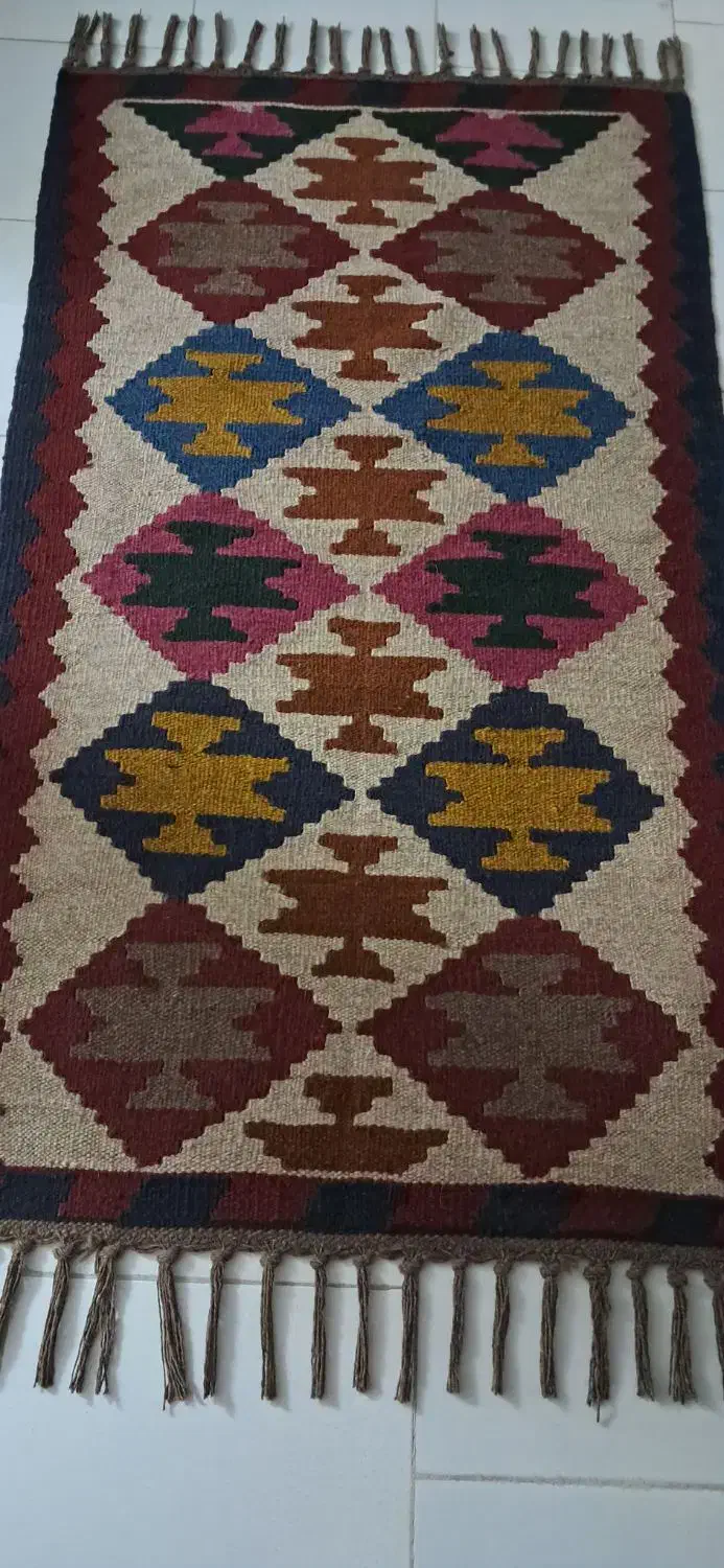 گلیم سنتی|گلیم، جاجیم، گبه|بیرجند, |دیوار