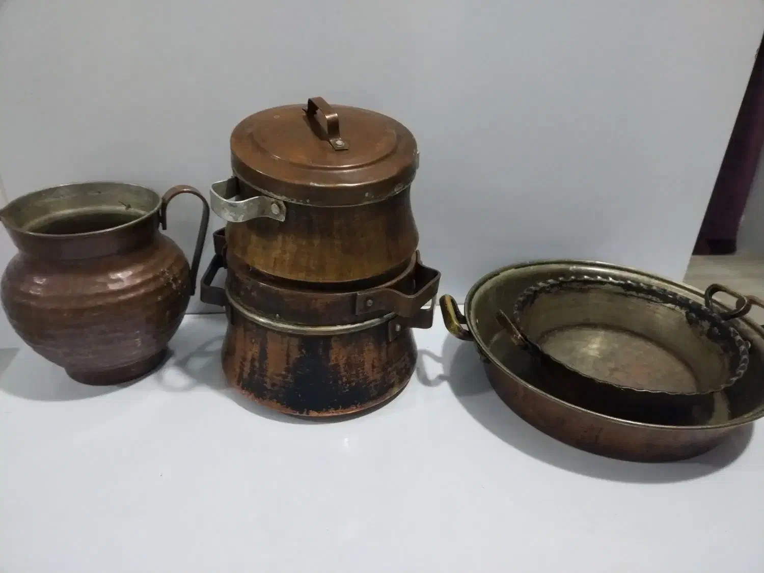 ظروف مسی|ظروف پخت‌وپز|قوچان, |دیوار