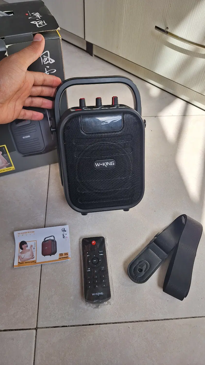 اسپیکر بلوتوثی شارژی دبلیو کینگ مدل T5 mini|پخشکننده همراه|تهران, تهرانپارس غربی|دیوار