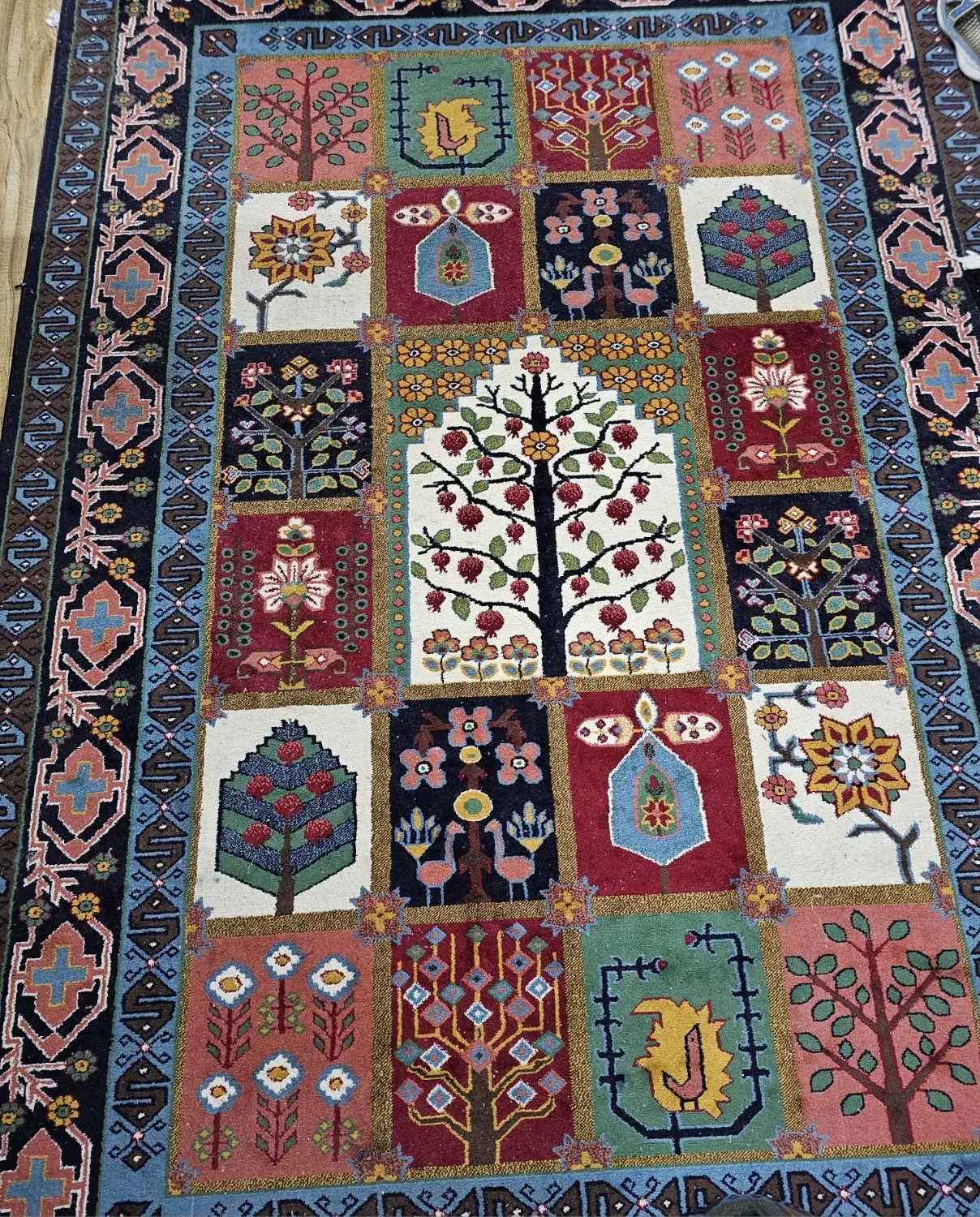 گلیم فرش ۶ متری|گلیم، جاجیم، گبه|خرم‌آباد, |دیوار