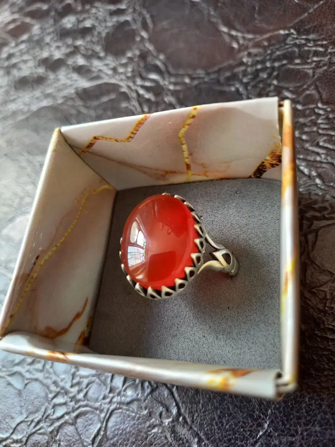 انگشتر عقیق قرمز|جواهرات|جهرم, |دیوار