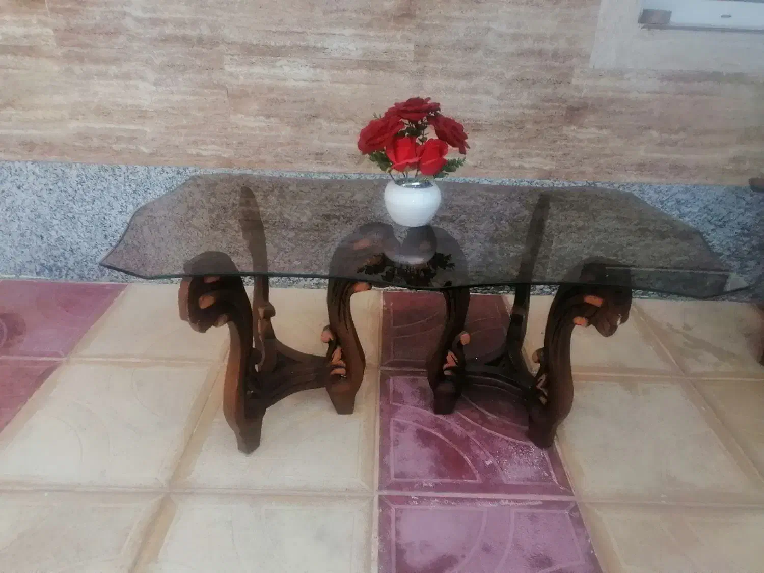 میز عسلی تمام چوب سه عدد|مبلمان خانگی و میز عسلی|سراب, |دیوار